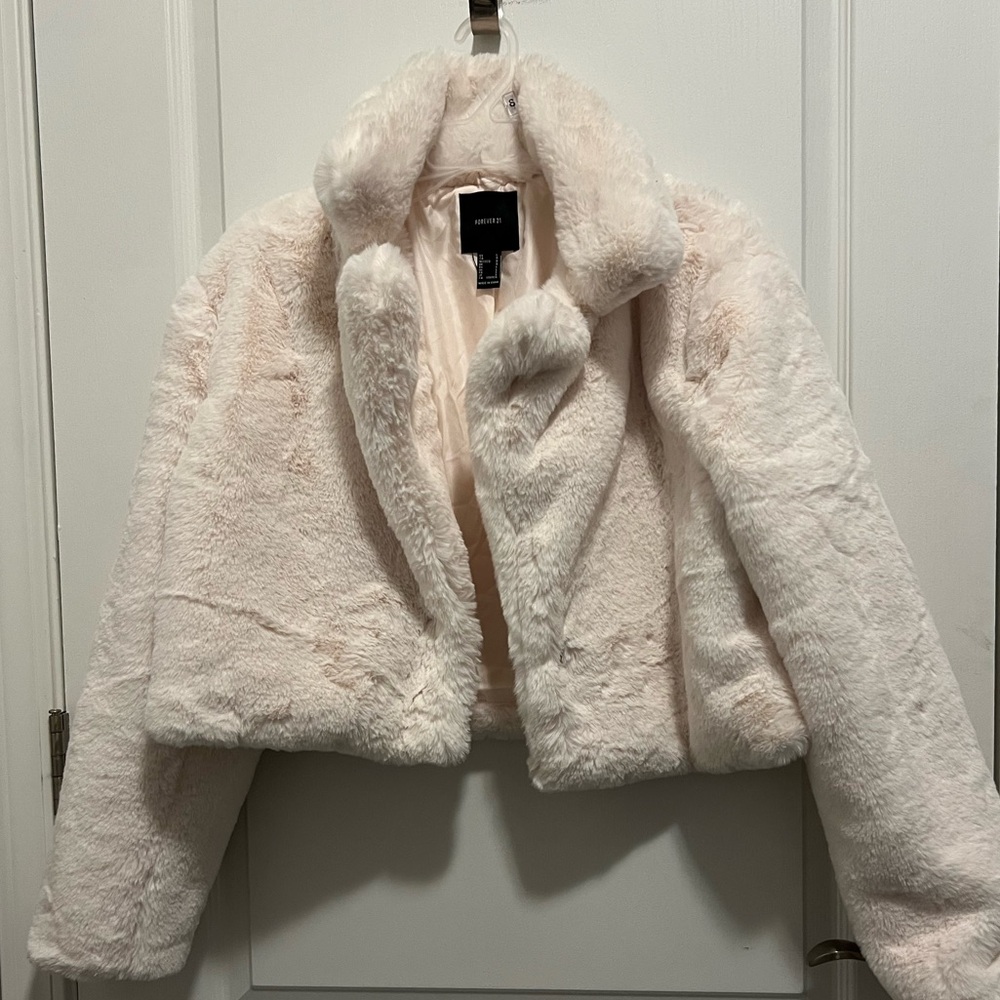 Forever 21 Faux Fur Jacket NWOT